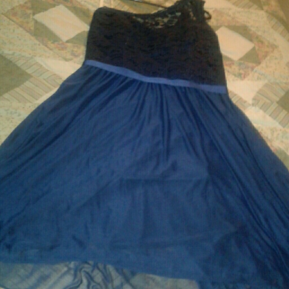 A beautiful blue dress